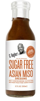 G HUGHES: Asian Miso Dressing Sugar Free, 12 fo