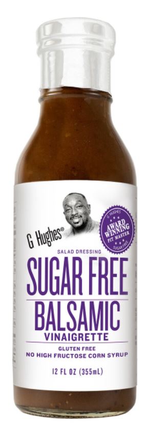 G HUGHES: Balsamic Vinaigrette Sugar Free, 12 fo