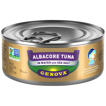 GENOVA: Tuna Albacore Water Sea Salt, 5 oz