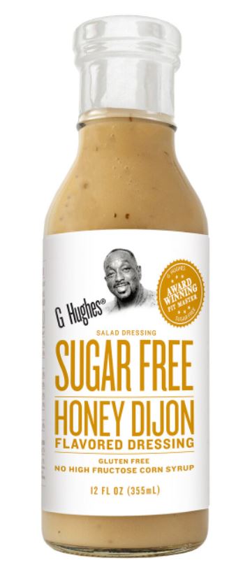 G HUGHES: Honey Dijon Flavored Dressing Sugar Free, 12 fo