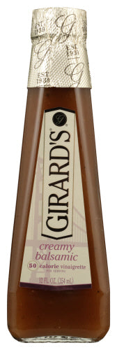 GIRARDS: Creamy Balsamic 50 Calorie Vinaigrette, 12 oz