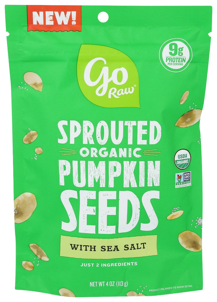 GO RAW: Pumpkin Snacking Seeds, 4 oz