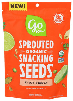 GO RAW: Spicy Fiesta Snacking Seeds, 4 oz