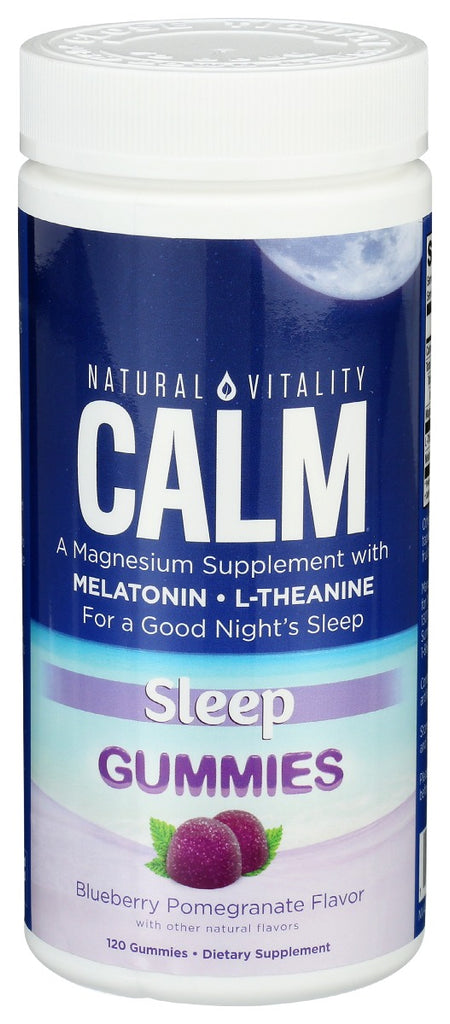 NATURAL VITALITY: Calm Sleep Gummies, 120 pc