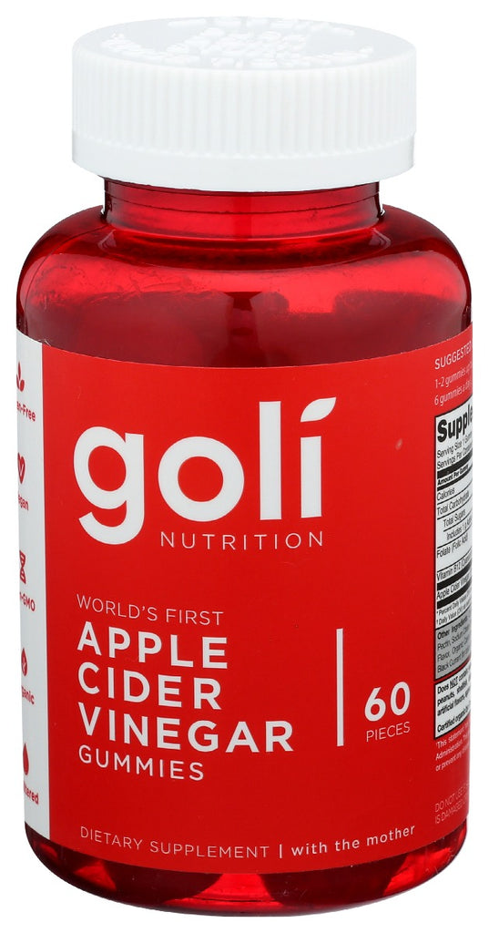 GOLI NUTRITION: Apple Cider Vinegar Gummy, 60 pc