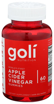 GOLI NUTRITION: Apple Cider Vinegar Gummy, 60 pc