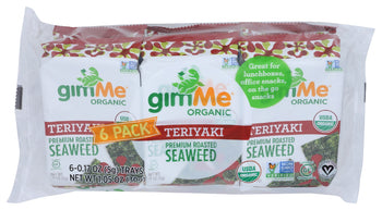 GIMME: Premium Organic Seaweed Teriyaki, 1.05 oz