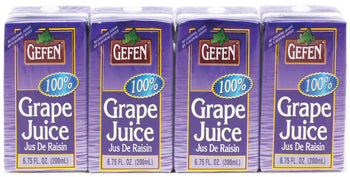 GEFEN: Grape Juice Box Brick 4 Pack, 27 oz