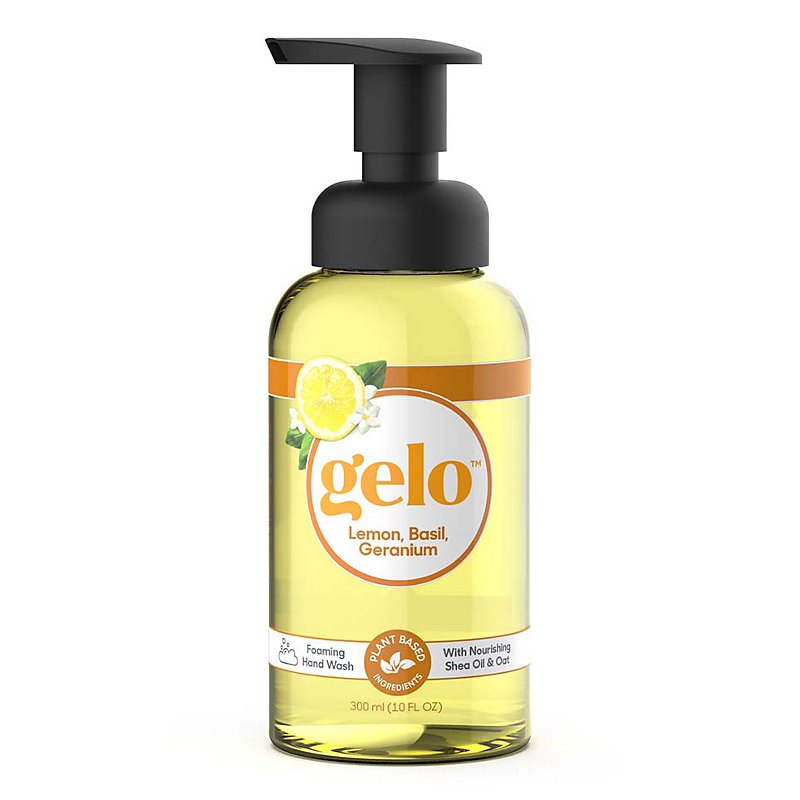 GELO: Gel Hand Soap Bottle Lemon Basil, 10 fo