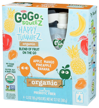 GOGO SQUEEZ: Happy Tummiez Man 4Pk Prb, 12.7 oz