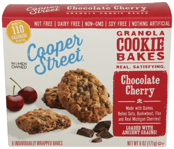 COOPER STREET: Chocolate Cherry Granola Cookie Bakes, 6 oz