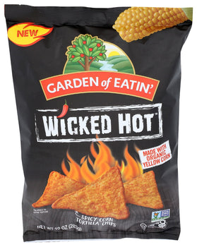 GARDEN OF EATIN: Wicked Hot Tortilla Chips, 10 oz