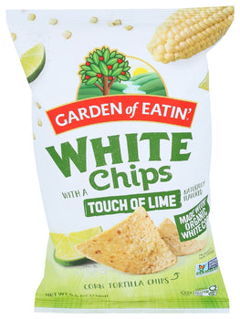 GARDEN OF EATIN: White Chips Touch of Lime, 5.5 oz