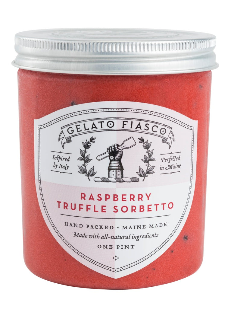 GELATO FIASCO: Raspberry Truffle Sorbetto Gelato, 16 oz