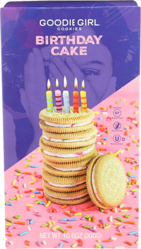 GOODIE GIRL: Birthday Cake Cookies, 10.6 oz