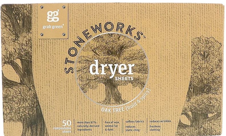 GRABGREEN: Dryer Sheets Oak Tree, 50 pk