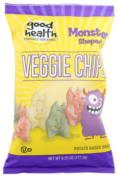 GOOD HEALTH: Monster Shaped Veggie Chips, 6.25 oz