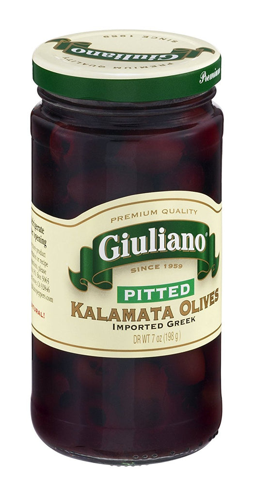 GIULIANO: Pitted Kalamata Olives, 7 oz