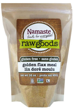 NAMASTE FOODS: Golden Flax Meal, 16 oz