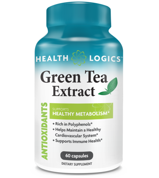 HEALTH LOGICS: Green Tea Extract Capsules, 60 cp