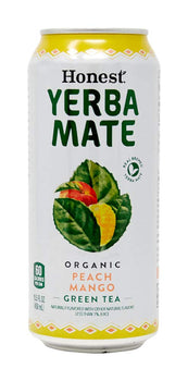 HONEST TEA: Yerba Mate Organic Peach Mango Tea, 15.5 fo