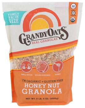 GRANDY OATS: Honey Nut Granola Family Size, 36 oz