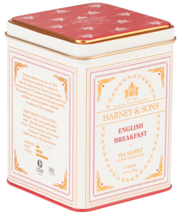 HARNEY & SONS: English Breakfast Tea, 20 ea