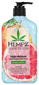 HEMPZ: Triple Moisture Body Creme Summer Edition, 17 oz