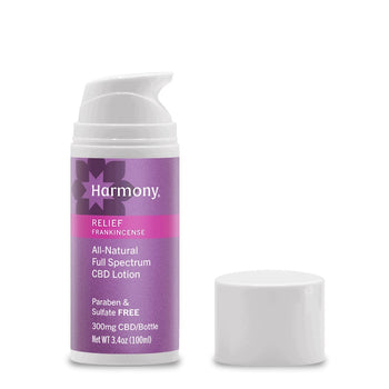 HARMONY: Lotion Cbd Relief Frankincense, 3.4 oz