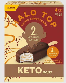 HALO TOP: Turtle Cheesecake Keto Pops, 4 ea