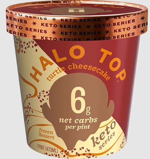 HALO TOP: Turtle Cheesecake Keto Pint, 16 fo