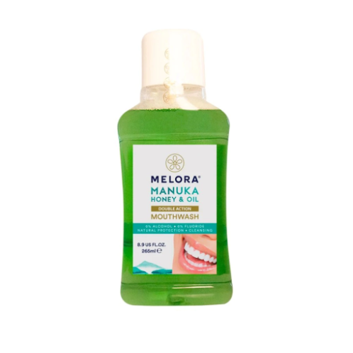 MELORA: Manuka Honey and Oil Mouthwash, 8.7 fo