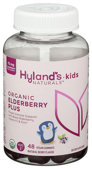 HYLAND: Kids Organic Elderberry Plus Gummies, 48 pc