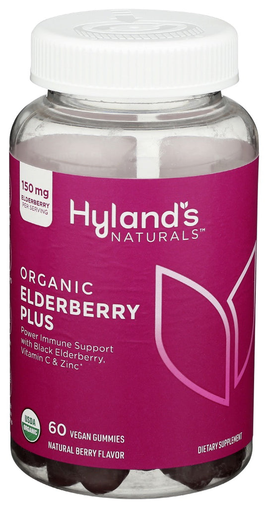 HYLAND: Organic Elderberry Plus Gummies, 60 pc