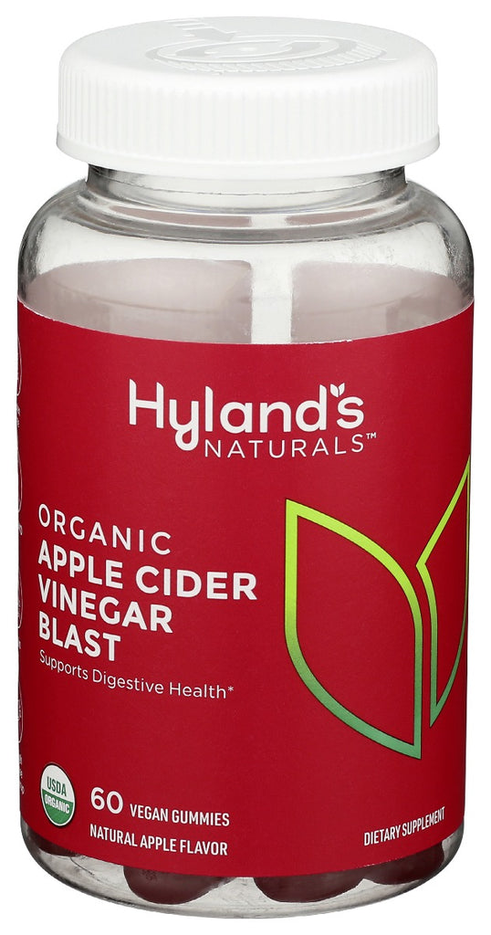 HYLAND: Organic Apple Cider Vinegar Blast Gummies, 60 pc