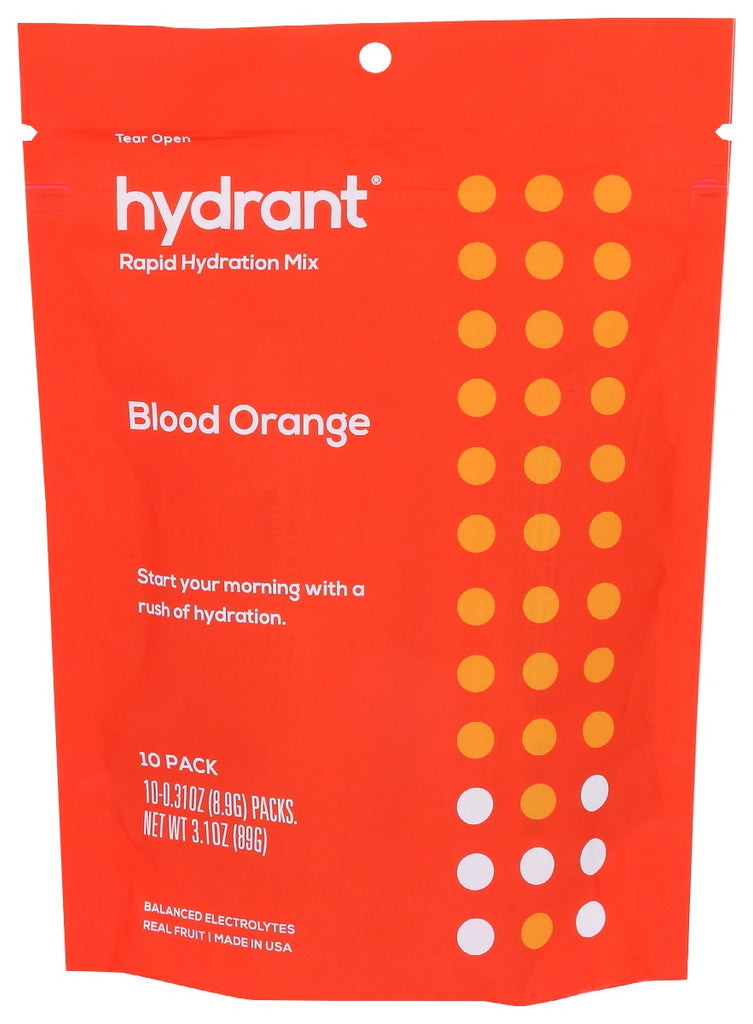 HYDRANT: Rapid Hydration Mix Blood Orange, 10 ea