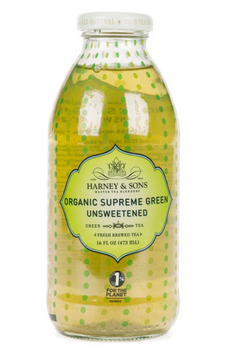 HARNEY & SONS: Organic Supreme Green Unsweetened Iced Tea, 16 fo