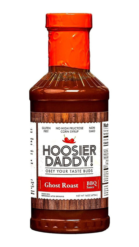 HOOSIER DADDY BBQ: Ghost Roast Bbq Sauce, 16 oz