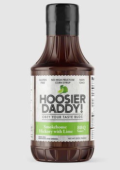 HOOSIER DADDY BBQ: Smokehouse Hickory Lime Bbq Sauce, 16 oz