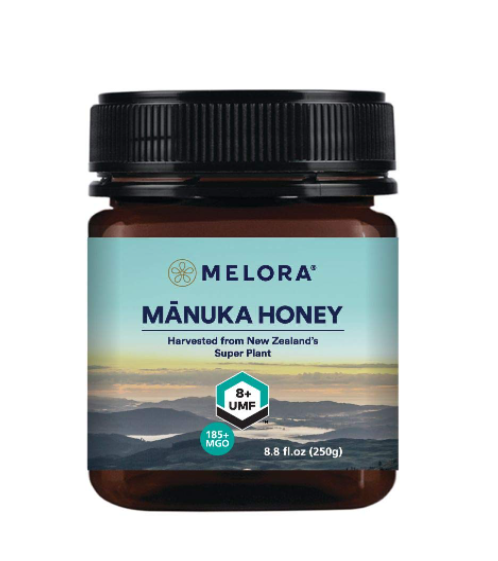 MELORA: Manuka Honey UMF8 Jar, 8.8 oz