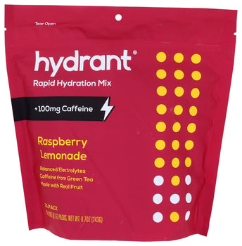 HYDRANT: Rapid Hydration Mix Raspberry Lemonade, 30 ea