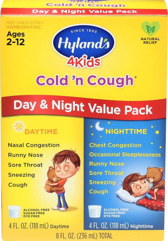 HYLAND: 4 Kids Cold & Cough Day & Night Value Pack, 8 oz