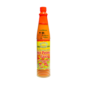 CARIBBEAN SUNSHINE: Jamaican Hot Pepper Sauce, 3 fo