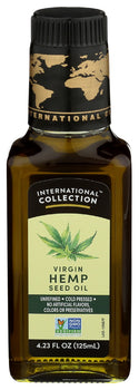 INTERNATIONAL COLLECTION: Virgin hemp Seed Oil, 4.23 oz