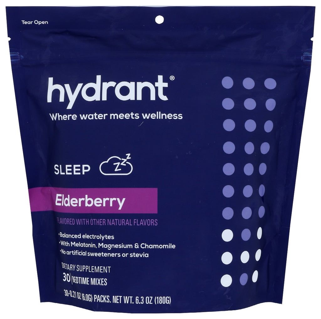 HYDRANT: Hydration Sleep Elderberry, 30 ea