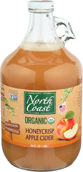 NORTH COAST: Organic Honeycrisp Apple Cider, 64 fo