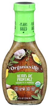 ORGANICVILLE: Herbs De Provence Vinaigrette and Marinade, 8 oz