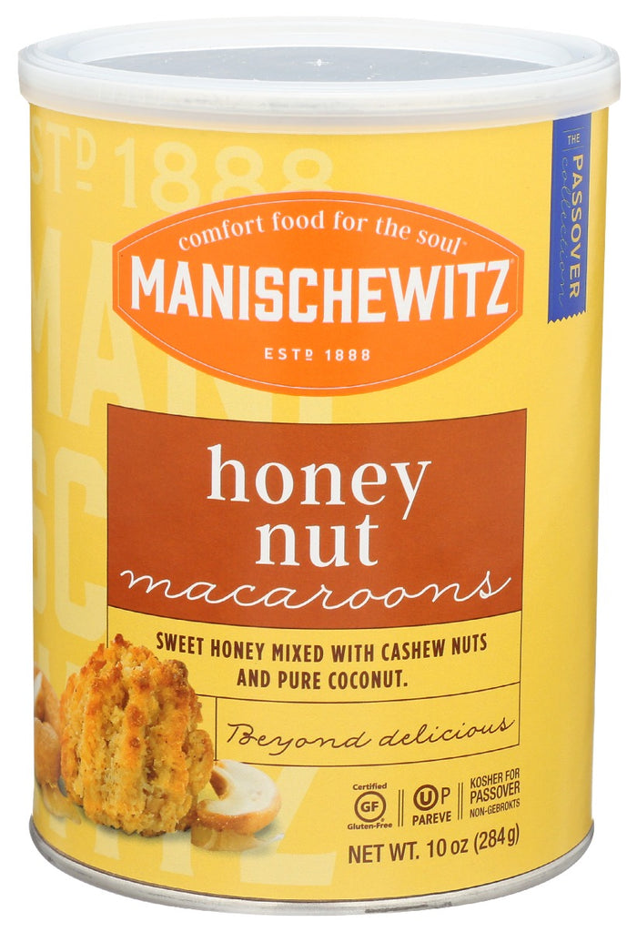 MANISCHEWITZ: Honey Nut Macaroons, 10 oz