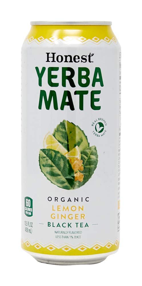 HONEST TEA: Yerba Mate Organic Lemon Ginger Tea, 15.5 fo