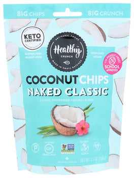 HEALTHY CRUNCH: Naked Classic Coconut Chips, 3.5 oz